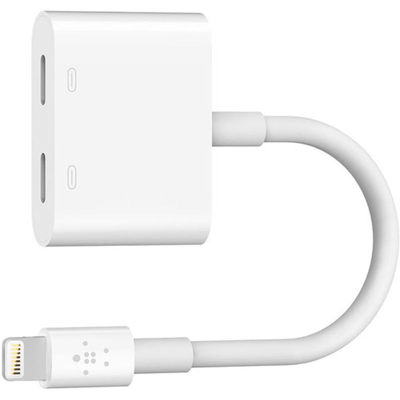 Belkin-F8J198btWHT-Cablu-Adaptor-Audio-Lightning---RockStar-Alb