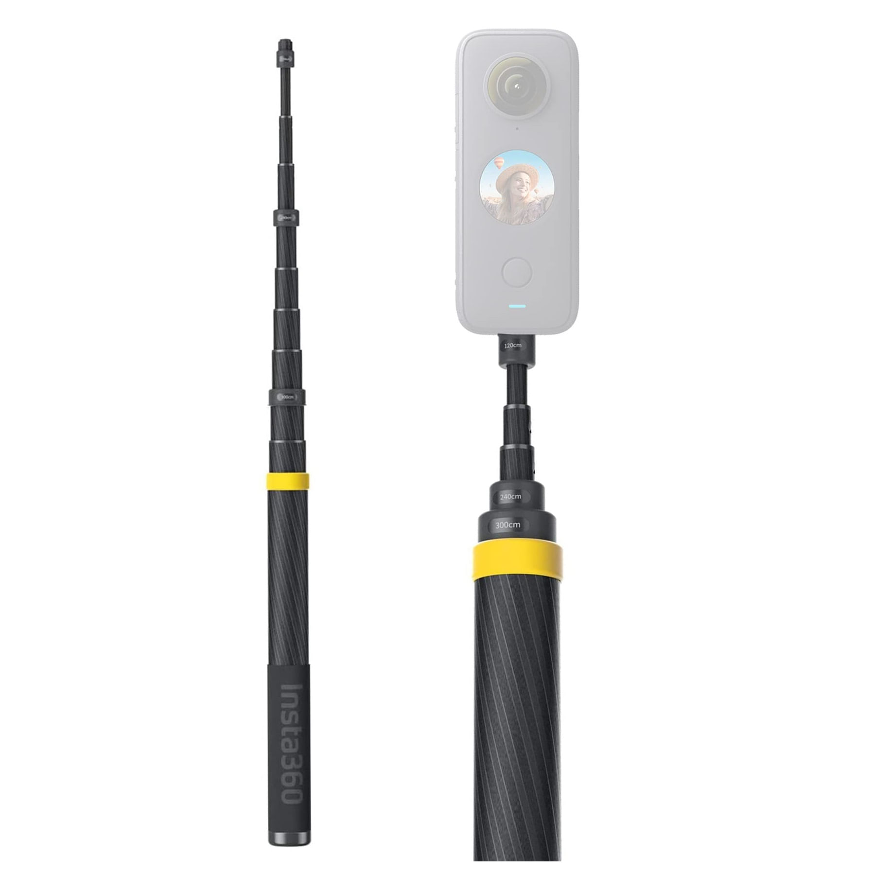 スマホアクセサリー Insta360 Extended Edition Selfie Stick Insta360 新・超長い(3m)自撮り棒 Extended Edition Selfie Stick