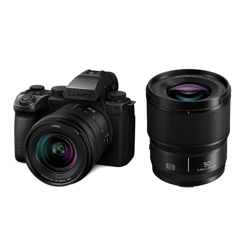 Panasonic-Lumix-S5IIX-Kit-Aparat-Foto-Mirrorless-cu-Obiectiv-20-60mm-si-50mm