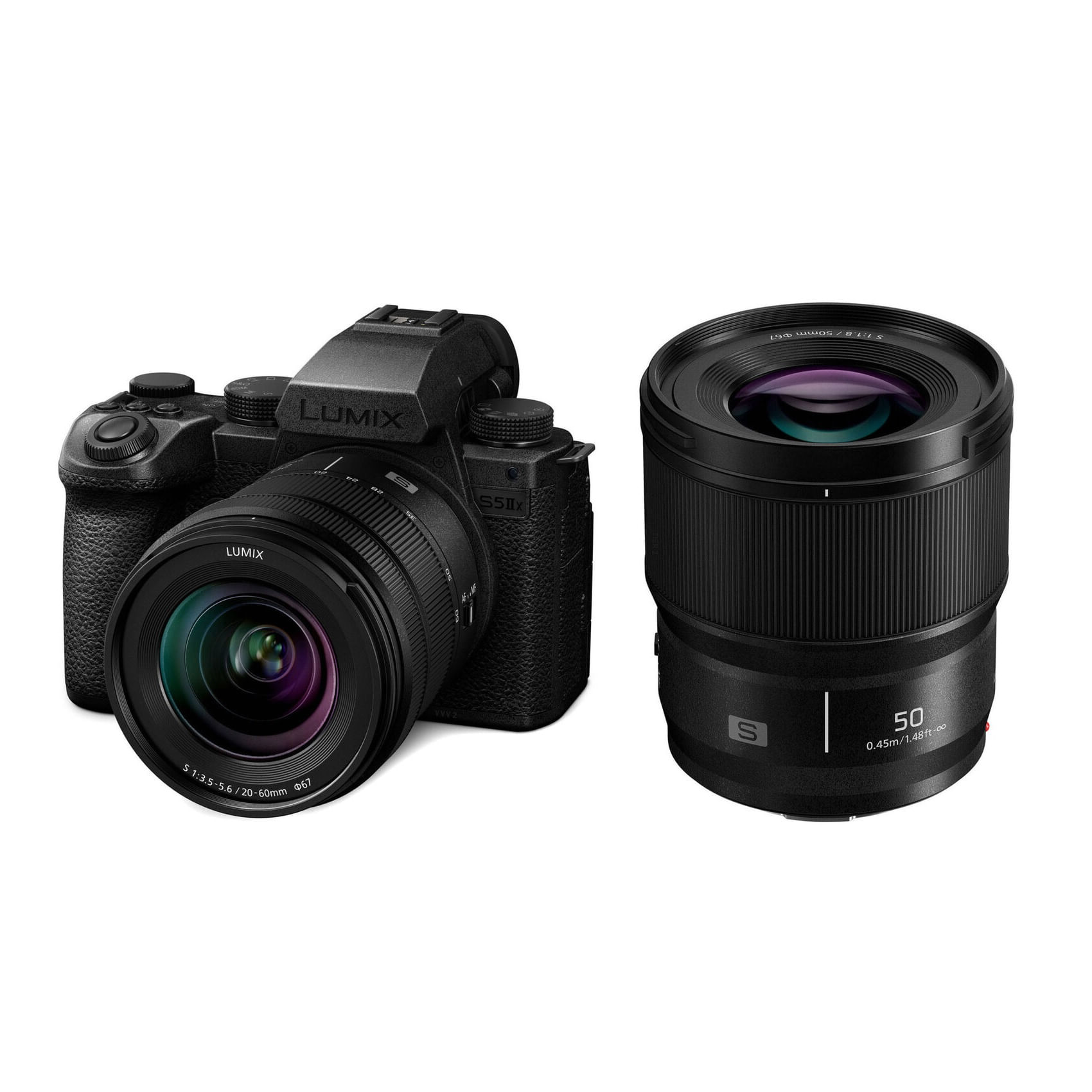 Panasonic Lumix S5IIX Kit Aparat Foto Mirrorless cu Obiectiv 20-60mm si 50mm