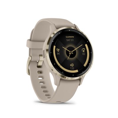 Garmin Venu 3S Smartwatch GPS Wi-Fi French Gray + Soft Gold