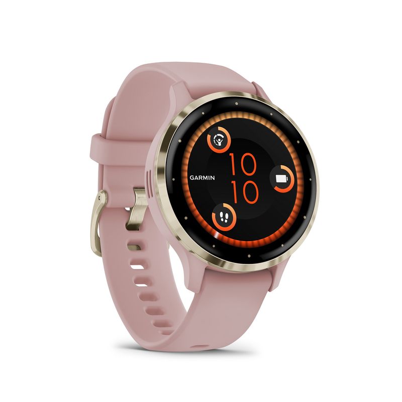 Garmin-Venu-3S-Smartwatch-GPS-Wi-Fi-Pink-Dawn---Soft-Gold