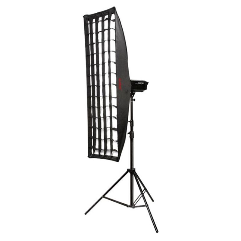GodoxQS600IIHighPerformanceKit2Blituri600WcuSoftboxuri80x120cmsiStative4m