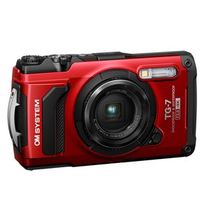 OM System TG-7 Aparat Foto Compact 12MP 4K Rosu