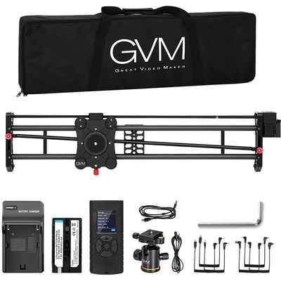 GVM GR-120QD Professional Video  Slider Motorizat  din Fibra de Carbon 122 cm