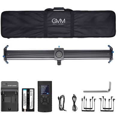 GVM GT-J120D Professional Video Slider Motorizat din Aliaj de Aluminiu 122 cm