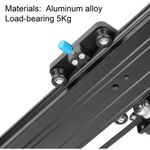 GVMGTJ120DProfessionalVideoSliderMotorizatdinAliajdeAluminiu122cm
