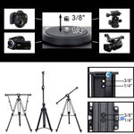 GVMGTJ120DProfessionalVideoSliderMotorizatdinAliajdeAluminiu122cm