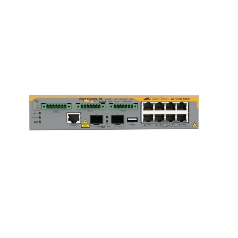 Allied-Telesis-AT-x320-10GH-Switching-Hub-L3-Gigabit-Switch-8-Porturi-PoE