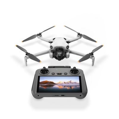 DJI Mini 4 Pro Drona 4 K Fly More Combo + DJI RC 2