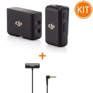 Kit DJI Mic Linie Wireless Single Channel + Lavaliera Sony ECM-LV1