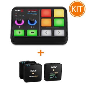 Kit Rode Streamer X + Rode WIreless GO II Dual