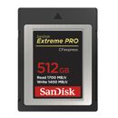 SanDisk Extreme PRO CFexpress Type B Card Memorie 512GB