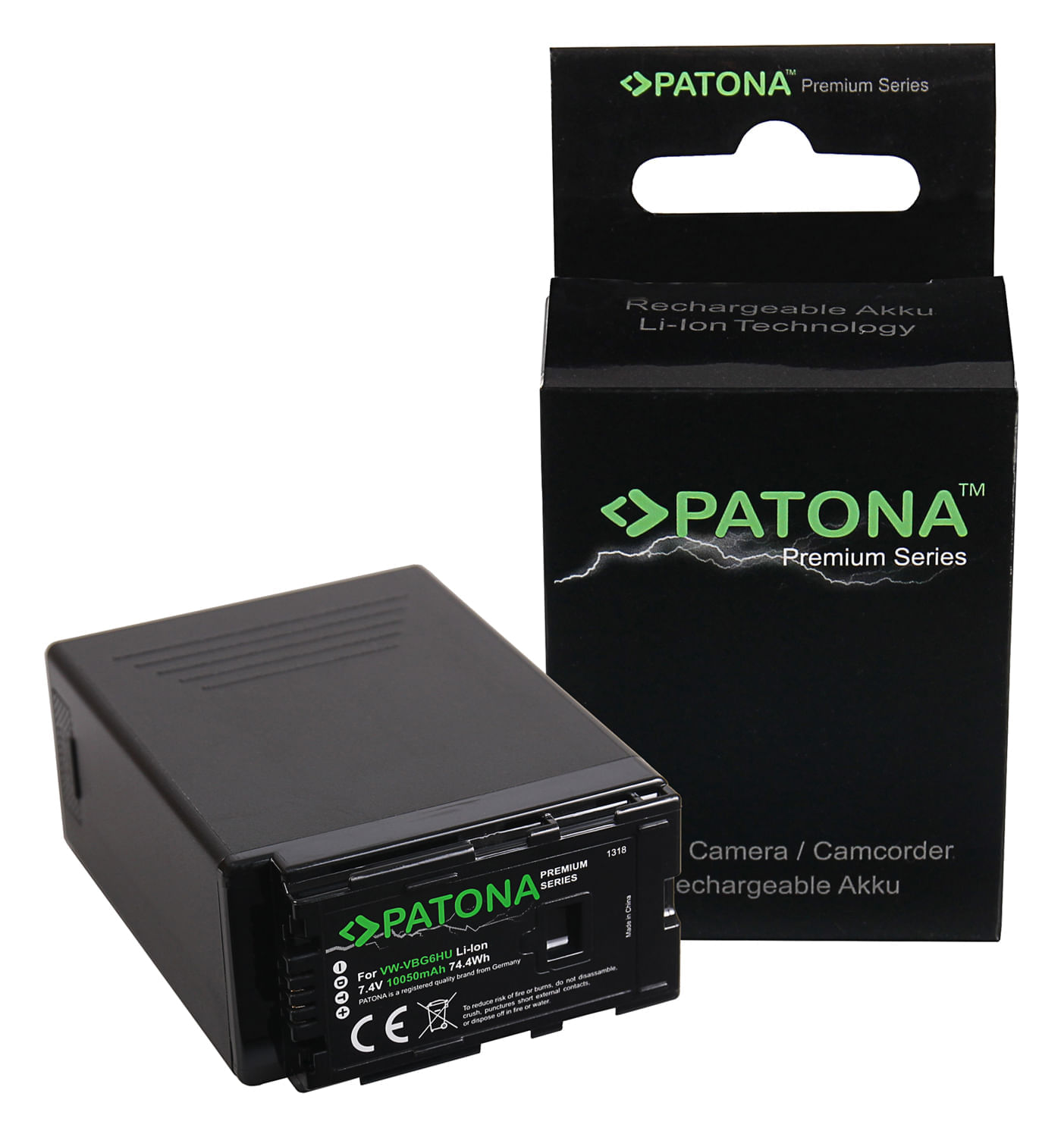 borduri inalte Resigilat: Patona Acumulator Replace Li-Ion pentru Panasonic VW-VGB6, 10.050mAh / 7,4V - RS125057484-1