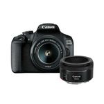 Canon EOS 2000D Kit cu Obiectiv EF-S 18- 55mm f/3.5-5.6 IS II + 50mm STM
