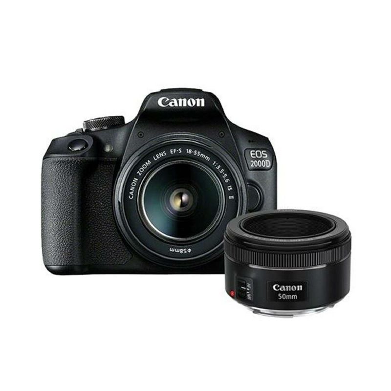 Canon-EOS-2000D-Kit-cu-Obiectiv-EF-S-18--55mm-f-3.5-5.6-IS-II---50mm-STM