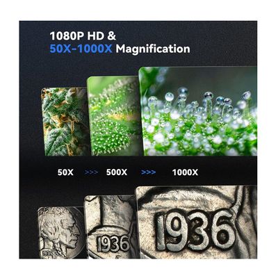 K&F Microscop Wireless USB HD 1920x1080P cu Marire 50x-1000x