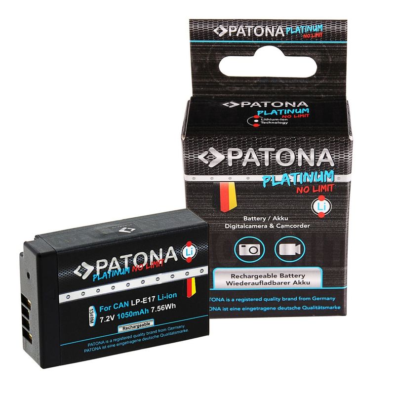 Patona-Platinum-Acumulator-Replace-pentru-Canon-LP-E17