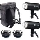 Elinchrom THREE Off-Camera Flash Dual Kit - Set 2 Blituri Portabile TTL 261W