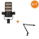 Kit Microfon Podcast Rode PodMic + Brat Articulat Rode PSA1
