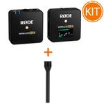 Kit Rode Wireless GO II Single + Suport Rode Interview GO