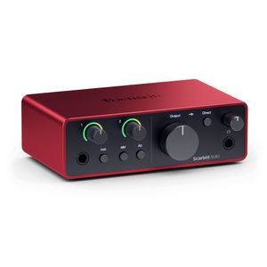 Focusrite Scarlett Solo 4th Gen Interfata Audio XLR