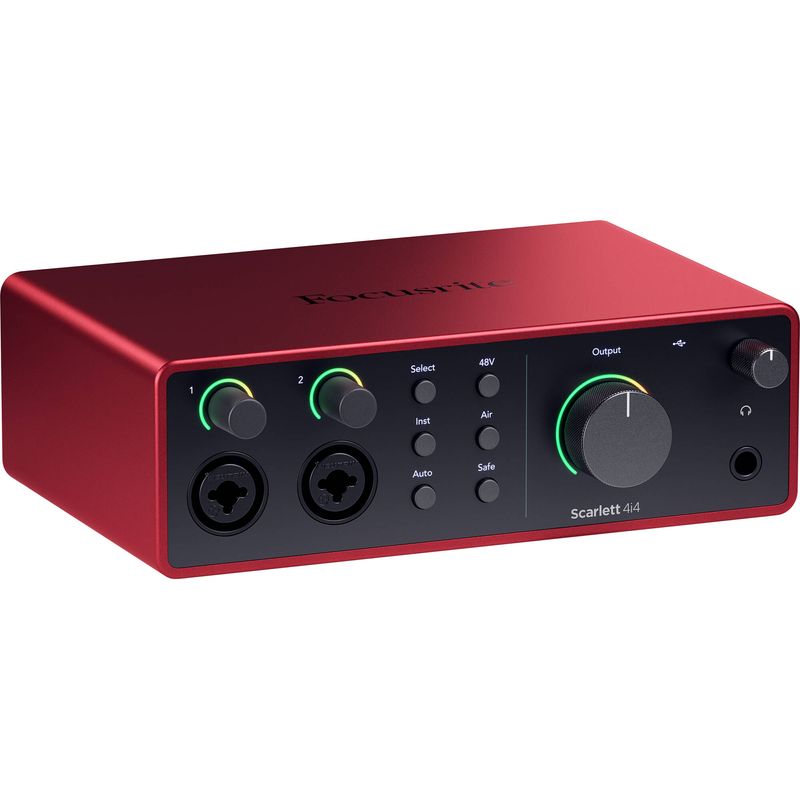 FocusriteScarlett4i44thGenInterfataAudio4CanaleXLR