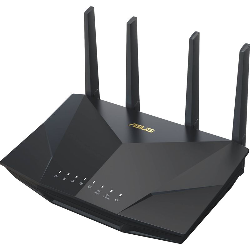Asus RT-AX5400 Router Wireless AX5400 Dual-Band Tri-Core 1.5GHz CPU-F64 ...
