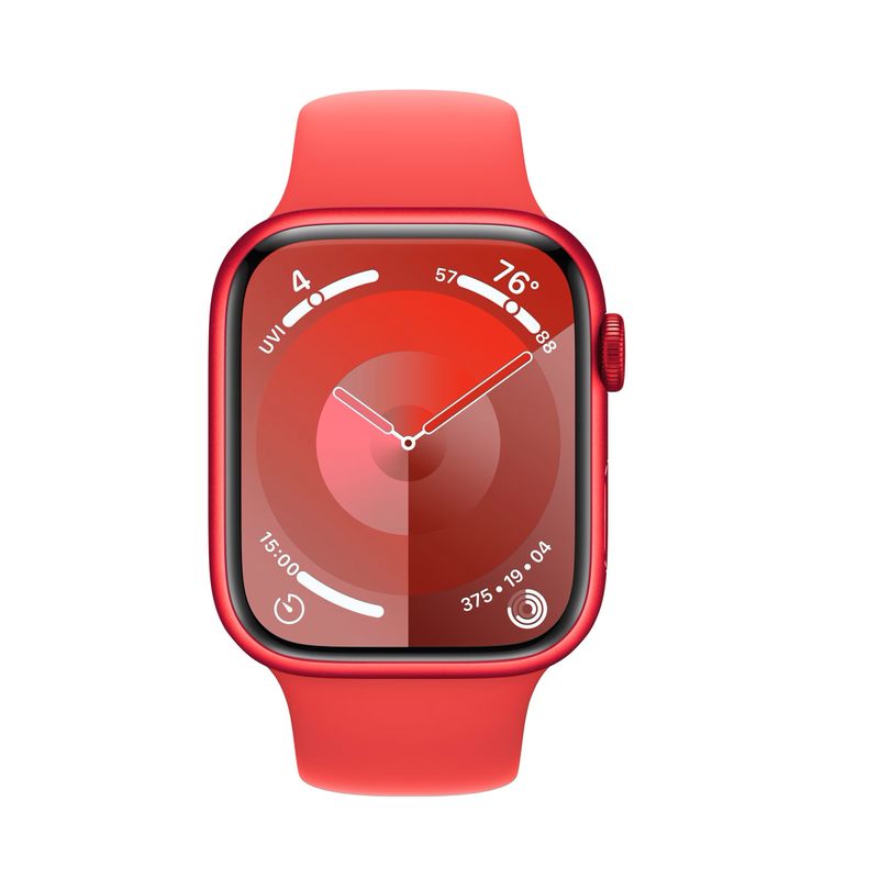 Apple-Watch-9-GPS-45mm-Carcasa-Aluminiu-Red-cu-Sport-Band-Red-ML.3