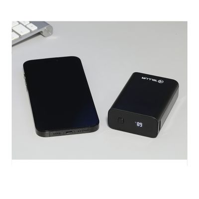 Baterie externa Tellur Compact Pro PD702 20000mAh QC3.0 22.5W + PD20W, LCD display, negru
