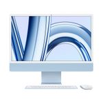 Apple iMac Sistem PC All in One 24" M3 8GB 256GB SSD 8‑core CPU 10-core GPU Albastru