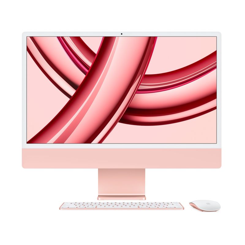 Apple-iMac-Sistem-PC-All-in-One-24--M3-8GB-256GB-SSD-8‑core-CPU-10-core-GPU-Roz