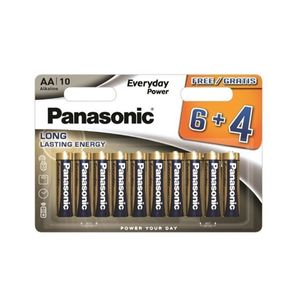 Panasonic baterie alcalina AA /LR6 Everyday Power 10 bucati / blister