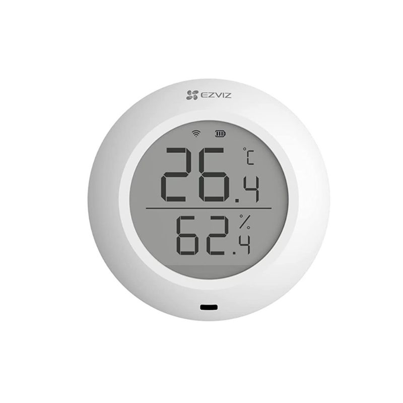 EZVIZ-T51C-Senzor-de-Temperatura-si-Umiditate-cu-Afisaj-Digital-Wi-Fi-Smart-Home-Alb