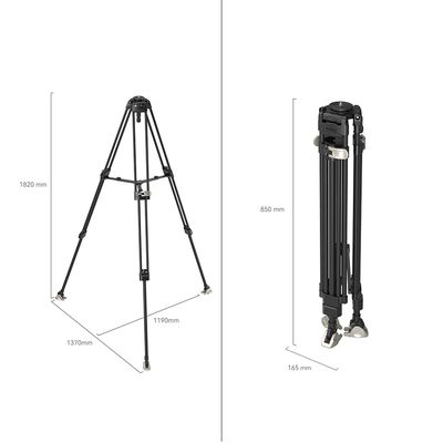 SmallRig 4167 FreeBlazer Heavy-Duty Carbon Fiber Tripod - Picioare Trepied Video