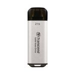 TranscendESD300S2TBSSDExternUSB10GbpsTypeCArgintiu