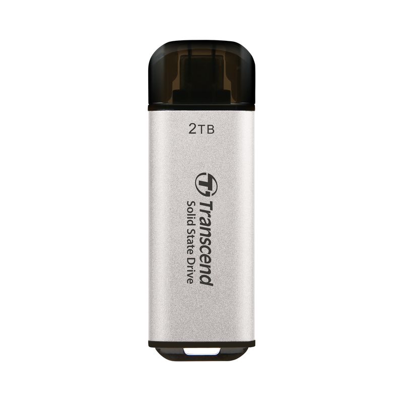 TranscendESD300S2TBSSDExternUSB10GbpsTypeCArgintiu