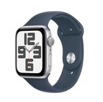 Apple-Watch-SE2-v2-GPS-44mm-Carcasa-Aluminiu-Silver-cu-Sport-Band-Storm-Blue-S-M