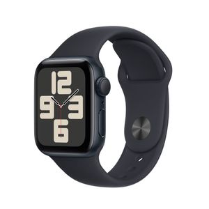 Apple Watch SE2 v2 GPS 44mm Carcasa Aluminiu Midnight cu Sport Band Midnight S/M