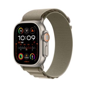 Apple Watch Ultra 2 GPS + Cellular 49mm Carcasa Titan cu Alpine Loop Olive Small