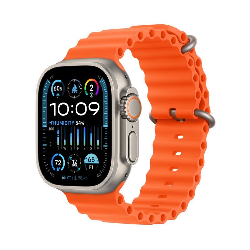 Apple-Watch-Ultra-2-GPS---Cellular-49mm-Carcasa-Titan-cu-Ocean-Band-Orange