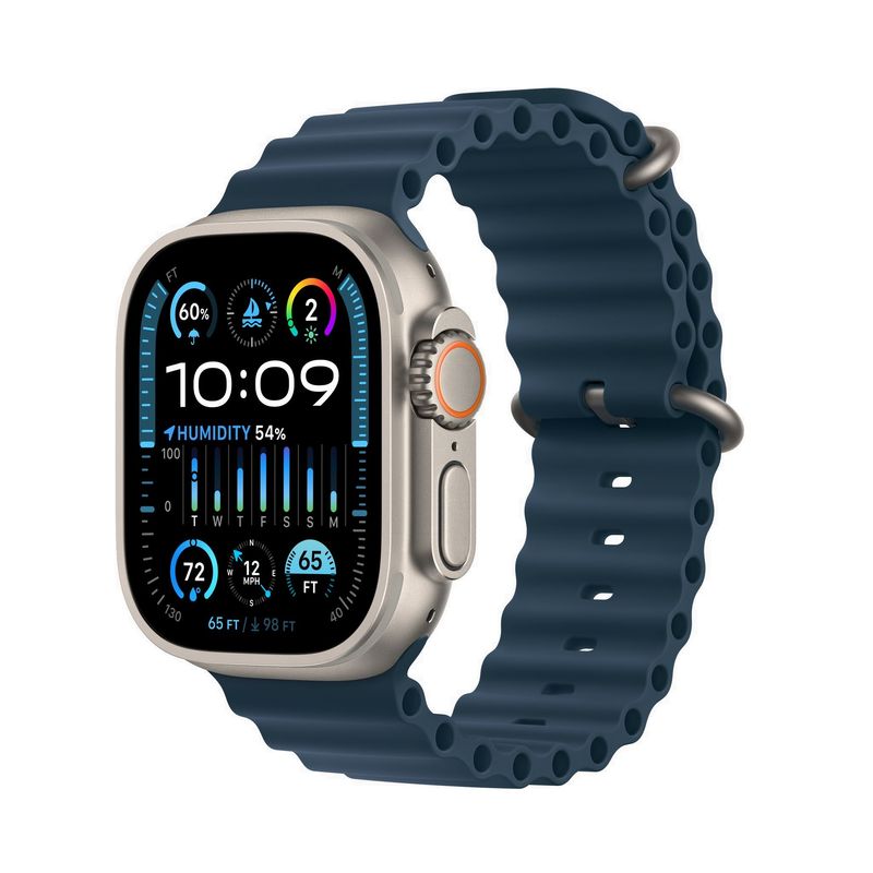 Apple-Watch-Ultra-2-GPS---Cellular-49mm-Carcasa-Titan-cu-Ocean-Band-Blue