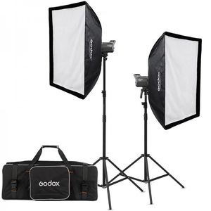 Godox Kit 2 lampi  Litemons LA150D Daylight si Accesorii