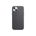 Husa de protectie Apple FineWoven cu MagSafe pentru iPhone 15 Plus, Negru