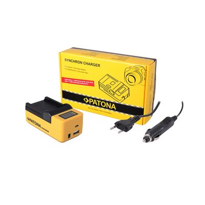 Patona Incarcator cu LCD si USB pentru Nikon EN-EL23