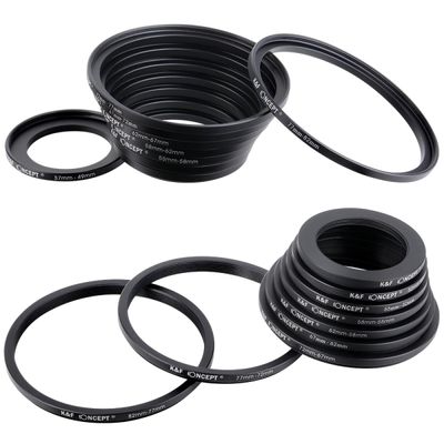 K&F Kit Inele Adaptoare din Metal cu 9 Inele Step-Up si 9 Inele Step-Down