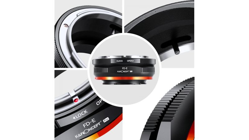 K&F Concept FD - E Adaptor Montura Canon FD FL - Sony E NEX-F64.ro