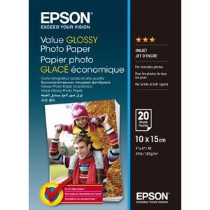 Epson hartie foto 10x15cm Value Photo Paper Glossy 20 coli 183g/m²