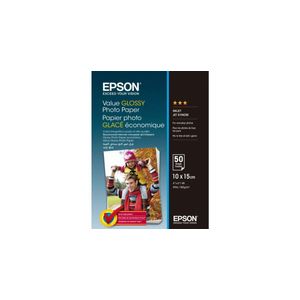 Epson hartie foto 10x15cm Value Photo Paper Glossy 50 coli 183g/m²