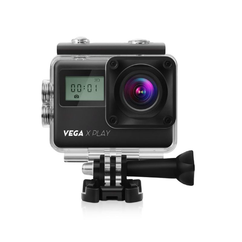 NiceboyVEGAXPlayCameraVideoSportWiFiDisplayLCD2si096Monocrom16Mpx4K